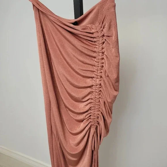 JLUXLabel Slinky  Ruched Skirt - Picture 3 of 4